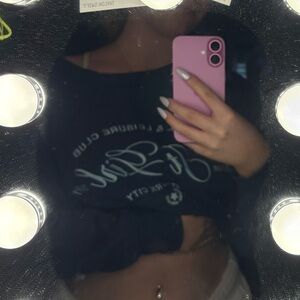 Stylish navy Graphic Sweatshirt